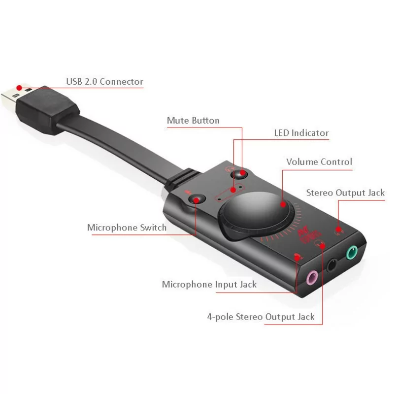 Ant Esports 7.1 USB Sound Card Ant Esports 7.1 USB Sound Card